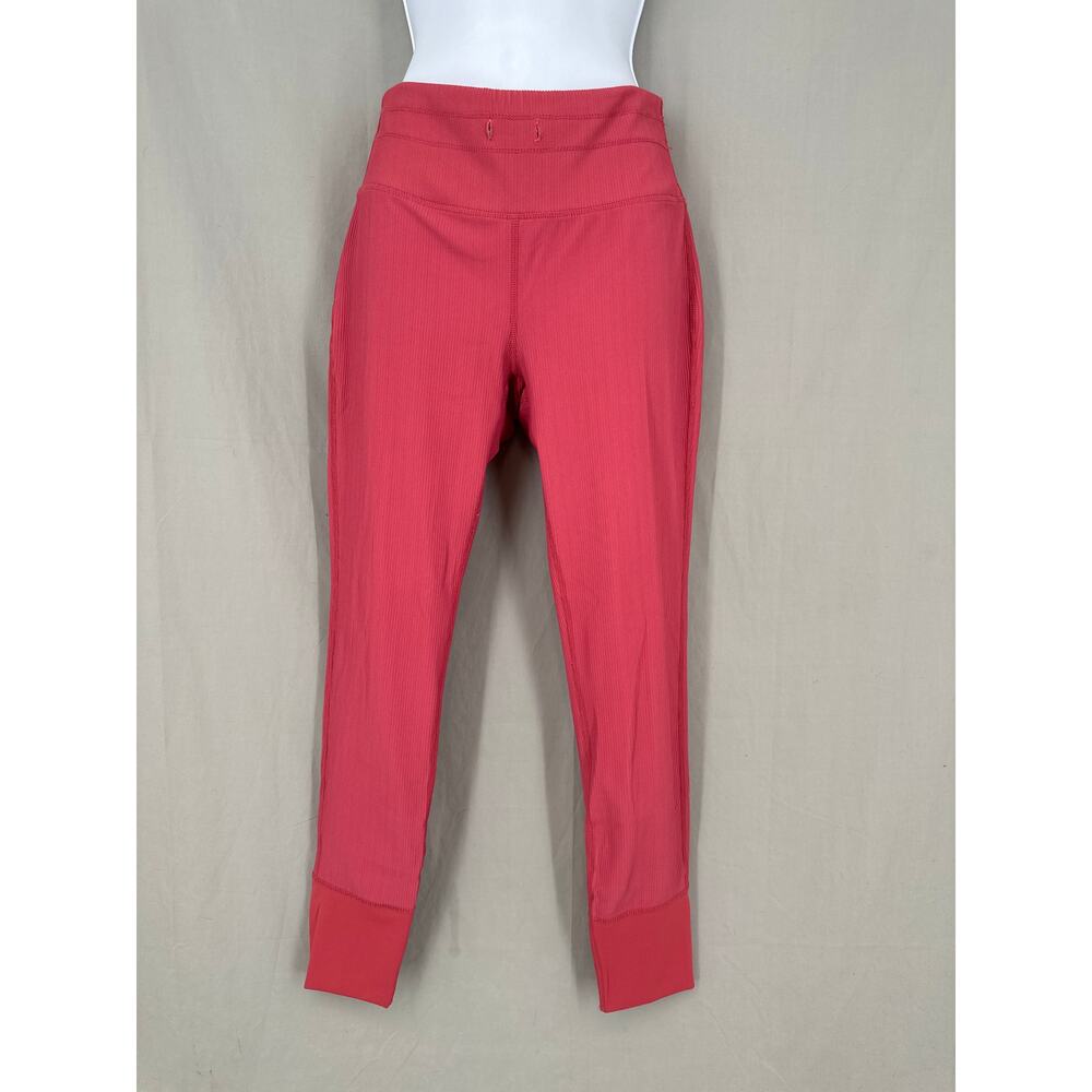 Free People Leggings Womens Small Pink FP Movement Ribbed High Waist Stretch
